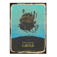 Bedeko Howl's Moving Castle Hediyelik Mdf Tablo