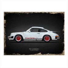 Bedeko Porsche 911 Desenli Mdf Tablo 50 cm x 70 cm