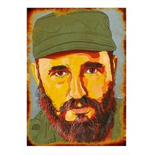 Bedeko Fidel Castro Art Mdf Poster 50 cm x 70 cm