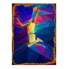 Bedeko Ahşap Tablo Basketbol
