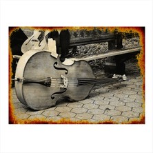 Bedeko Keman Dekoratif Mdf Tablo 50 cm x 70 cm