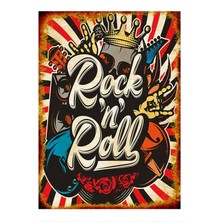 Bedeko Rock N Roll Modern Mdf Tablo 50 cm x 70 cm