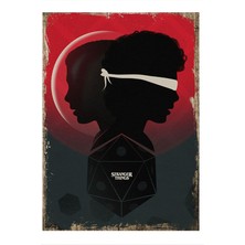 Bedeko Ahşap Tablo Stranger Things