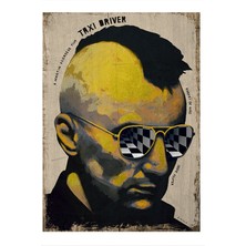 Bedeko Taxi Driver Art Mdf Poster