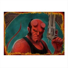 Bedeko Hellboy Dekoratif Mdf Tablo 50 cm x 70 cm