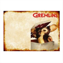 Bedeko Gremlins Dekoratif Ahşap Tablo 35 cm x 50 cm
