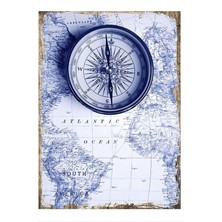 Pusula Tasarım Mdf Tablo 35 cm x 50 cm