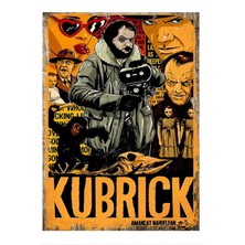 Stanley Kubrick Afiş Mdf Poster 35 cm x 50 cm