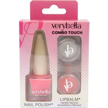 Nessiworld VRB37000 Very Bella - Bakım Seti (2 Farklı Renk ve Aromalı Lip Gloss+Oje)