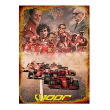 Bedeko Formula 1 Ferrari Model Mdf Tablo 35 cm x 50 cm