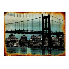 Bedeko Köprü Art Mdf Poster 35 cm x 50 cm