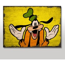 Bedeko Ahşap Tablo Gufi Goofy Şekilli