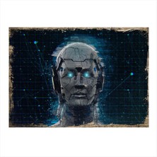 Bedeko Robot ve Yapay Zeka Art Mdf Poster 35 cm x 50 cm