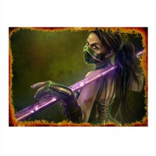 Bedeko Mortal Kombat Jade Mdf Poster 35 cm x 50 cm