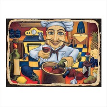Bedeko Usta Şef Tasarım Mdf Tablo 35 cm x 50 cm