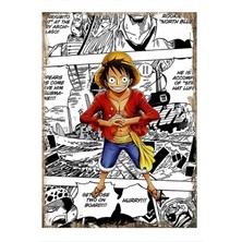 One Piece Of Luffy Dekoratif Mdf Tablo 35 cm x 50 cm