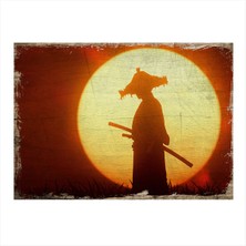 Bedeko Samuray Tasarım Mdf Tablo 35 cm x 50 cm