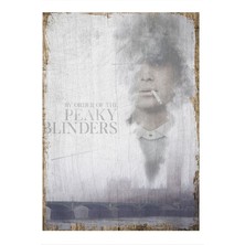 Bedeko Peaky Blinders Modern Mdf Tablo 35 cm x 50 cm