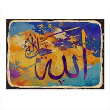 Bedeko Hat Sanatı Dekoratif Mdf Tablo 35 cm x 50 cm