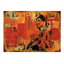 Bedeko Müzisyen Hediyelik Mdf Tablo 35 cm x 50 cm