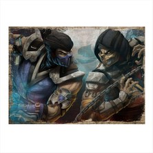 Bedeko Mortal Kombat Art Mdf Poster 35 cm x 50 cm