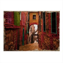Bedeko Dar Sokak Tasarım Mdf Tablo 35 cm x 50 cm