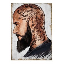 Bedeko Ragnar Desenli Mdf Tablo 35 cm x 50 cm