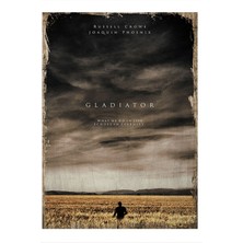 Bedeko Gladiator Afiş Desenli Mdf Tablo 35 cm x 50 cm