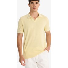 DeFacto Regular Fit Polo Yaka Bubble Kısa Kollu Tişört F6265AX25SM