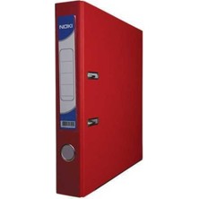 Noki Dar Kırmızı Büro Klasörü 25 Adet (1 Koli)