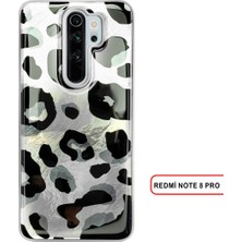 Redmi Note 8 Pro Uyumlu Lüks Leopar Desenli Silikon Telefon Kılıf