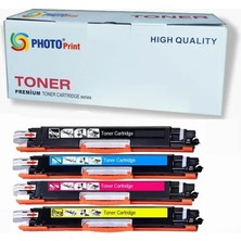 Laserjet 100 Color Mfp M175B Uyumlu 4 Renk Muadil Toner Seti CE310A-311A-312A-313A