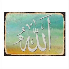 Bedeko Hat Sanatı Dekoratif Mdf Tablo 35 cm x 50 cm