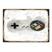 Bedeko Atari Joystick Mdf Tablo 35 cm x 50 cm