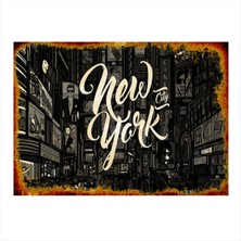 Bedeko New York Mdf Poster 35 cm x 50 cm