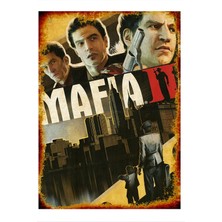Bedeko Mafia 2 Mdf Poster 35 cm x 50 cm