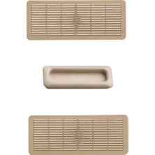 Mercedes C Sınıf (W202-W203)  Için Sunroof Güneşlik El Tutamağı ve Izgara Seti -Bej