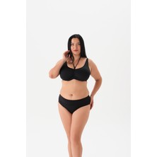 4055BK Balenli Toparlayıcı Bikini Tk. Siyah