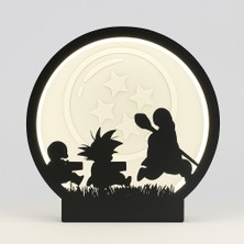 Anime Siluet Tasarımlı LED Masa Lambası