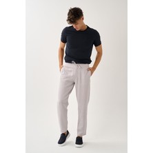 Smart Casual Dokulu Pantolon