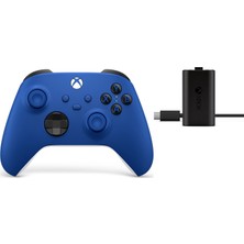 Microsoft  Wireless Controller - Mavi Oyun Kumandası ve  Şarj Kiti
