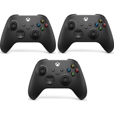 Microsoft  Wireless Controller - 9.nesil Siyah Oyun Kumandası ve 3'lü Paket