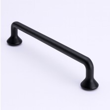 Incir Siyah Metal Kulp ( 224 mm 22.4 cm ) Kulbu Kulpu Mobilya Çekmece Dolap Kulpları Mutfak Dolabı