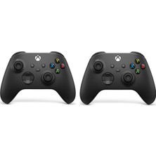 Microsoft  Wireless Controller - 9.Nesil Siyah Oyun Kumandası ve 2'li Paket