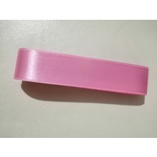 Abarta Saten Kurdele %100POLYESTER 30MM(3CM)-4METRE-PEMBE