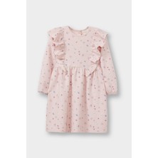 DeFacto Çiçekli Uzun Kollu Elbise Kız Bebek F4581A525AU