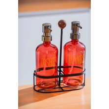 Pierre Metal Standlı Sabunluk Seti - 500 ml