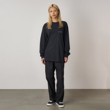 Gramicci Gecko Erkek Siyah Uzun Kollu T-Shirt.vbl