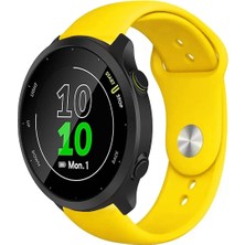 Garmin Forerunner 158 ile Uyumlu Kordon Yumuşak Dokulu Esnek Jel Silikon Kayış