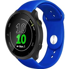 Garmin Forerunner 158 ile Uyumlu Kordon Yumuşak Dokulu Esnek Jel Silikon Kayış